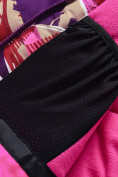 Оптом Горнолыжный костюм для девочки фиолетового цвета 9330F во Владивостоке, фото 14