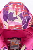 Оптом Горнолыжный костюм для девочки фиолетового цвета 9330F, фото 22