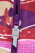 Оптом Горнолыжный костюм для девочки фиолетового цвета 9330F во Владивостоке, фото 7