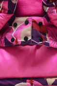 Оптом Горнолыжный костюм для девочки фиолетового цвета 9330F, фото 10