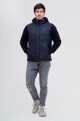 Оптом Куртка и безрукавка Valianly темно-серого цвета 93334TC в Перми, фото 6