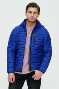 Оптом Куртка стеганная Valianly синего цвета 93349S в Перми, фото 2