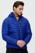 Оптом Куртка стеганная Valianly синего цвета 93349S в Омске, фото 7
