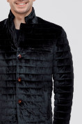 Оптом Куртка велюровая классическая Valianly черного цвета 93351Ch в Нижнем Новгороде, фото 7