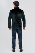 Оптом Куртка велюровая классическая Valianly темно-зеленого цвета 93352TZ, фото 4