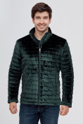 Оптом Куртка велюровая классическая Valianly темно-зеленого цвета 93352TZ в Казани, фото 5