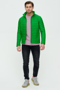 Оптом Куртка стеганная Valianly зеленого цвета 93354Z в Омске, фото 2