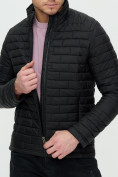 Оптом Куртка стеганная Valianly черного цвета 93354Ch в Омске, фото 14