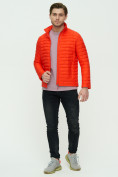 Оптом Куртка стеганная Valianly оранжевого цвета 93354O в Омске