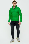 Оптом Куртка стеганная Valianly зеленого цвета 93354Z в Екатеринбурге