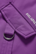 Оптом Парка зимняя подростковая для девочки фиолетового цвета 9340F, фото 7