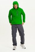 Оптом Ветровка спортивная Valianly мужская зеленого цвета 93419Z, фото 7