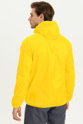 Оптом Ветровка спортивная Valianly мужская желтого цвета 93419J, фото 6
