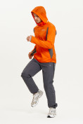 Оптом Ветровка спортивная Valianly мужская оранжевого цвета 93420O, фото 2