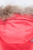 Оптом Парка зимняя подростковая для девочки светло-розового цвета 9342Sz, фото 9