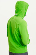 Оптом Анорак ветровка Valianly мужская зеленого цвета 93430Z, фото 3