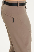 Оптом Спортивные брюки Valianly мужские коричневого цвета 93434K, фото 4