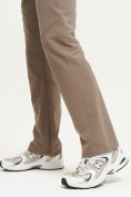 Оптом Спортивные брюки Valianly мужские коричневого цвета 93434K в Екатеринбурге, фото 6