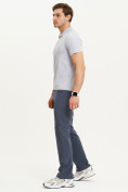 Оптом Спортивные брюки Valianly мужские темно-синего цвета 93434TS, фото 11
