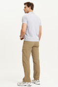 Оптом Спортивные брюки Valianly мужские бежевого цвета 93435B, фото 4
