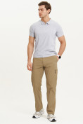 Оптом Спортивные брюки Valianly мужские бежевого цвета 93435B