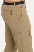Оптом Спортивные брюки Valianly мужские бежевого цвета 93435B, фото 5