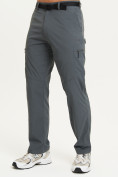 Оптом Спортивные брюки Valianly мужские темно-синего цвета 93435TS в Волгоградке, фото 2