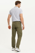 Оптом Спортивные брюки Valianly мужские хаки цвета 93435Kh, фото 14