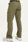 Оптом Спортивные брюки Valianly мужские хаки цвета 93435Kh, фото 4