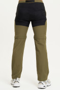 Оптом Спортивные брюки и шорты Valianly мужские цвета хаки 93438Kh в Перми, фото 4