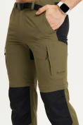 Оптом Спортивные брюки и шорты Valianly мужские цвета хаки 93438Kh в Казани, фото 6