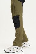 Оптом Спортивные брюки и шорты Valianly мужские цвета хаки 93438Kh, фото 7