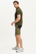 Оптом Спортивные брюки и шорты Valianly мужские цвета хаки 93438Kh в Перми, фото 14
