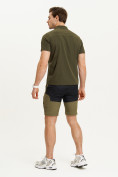 Оптом Спортивные брюки и шорты Valianly мужские цвета хаки 93438Kh в Перми, фото 15