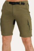 Оптом Спортивные брюки и шорты Valianly мужские цвета хаки 93438Kh в Перми, фото 8