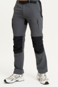 Оптом Спортивные брюки и шорты Valianly мужские темно-синего цвета 93438TS, фото 2