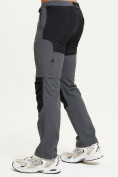 Оптом Спортивные брюки и шорты Valianly мужские темно-синего цвета 93438TS в Перми, фото 3