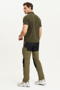 Оптом Спортивные брюки и шорты Valianly мужские цвета хаки 93438Kh в Перми, фото 18