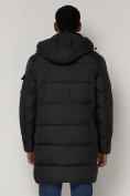 Оптом Куртка зимняя мужская классическая черного цвета 93627Ch в Казани, фото 11