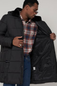 Оптом Куртка зимняя мужская классическая черного цвета 93627Ch в Екатеринбурге, фото 9