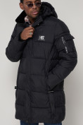 Оптом Куртка зимняя мужская классическая темно-синего цвета 93627TS в Казани, фото 10