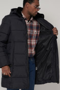Оптом Куртка зимняя мужская классическая темно-синего цвета 93627TS в Екатеринбурге, фото 14