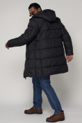 Оптом Куртка зимняя мужская классическая темно-синего цвета 93627TS в Казани, фото 7