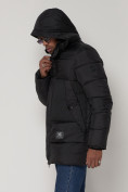 Оптом Куртка зимняя мужская классическая черного цвета 93629Ch в Екатеринбурге, фото 16