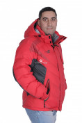 Оптом Куртка зимняя мужская красного цвета 9421Kr в Новосибирске, фото 2