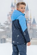 Оптом Горнолыжный костюм зимний для мальчика голубого цвета 9431Gl, фото 4