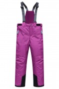 Оптом Горнолыжный костюм зимний для девочки розового цвета 9432R, фото 4