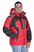 Оптом Куртка зимняя мужская красного цвета 9439Kr, фото 2