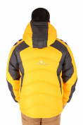 Оптом Куртка зимняя мужская желтого цвета 9439J, фото 3