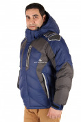 Оптом Куртка зимняя мужская темно-синего цвета 9439TS в Санкт-Петербурге, фото 2
